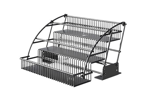 3-tier Pull-down Retractable Cabinet Storage Rack